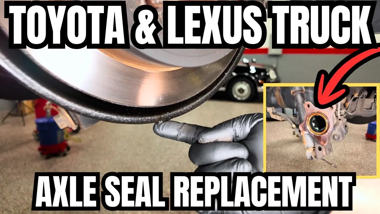 Cambio sello eje Toyota Lexus