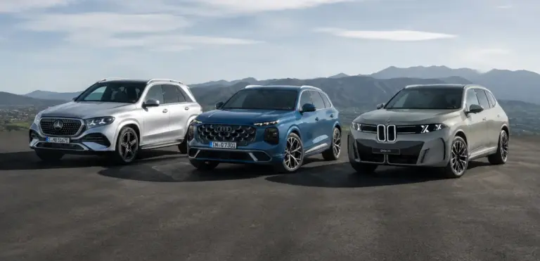 Comparativa: Audi Q7, BMW X5 y Mercedes-Benz GLE 2026, tres maneras de entender el SUV premium