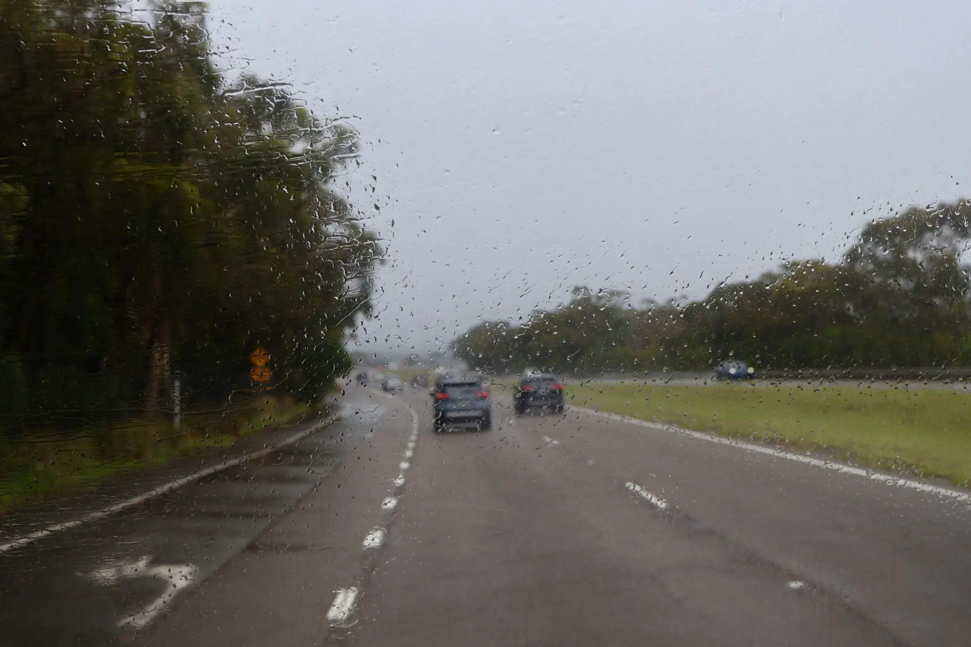 conducción tormentas verano