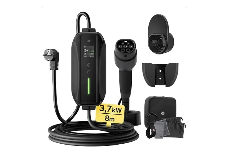 Mejor cargador EV portátil: Opciones Tipo 2 para cargar el coche eléctrico en casa o de viaje 7 Motor16 de Cargador Coche Electrico Schuko 37 Motor16