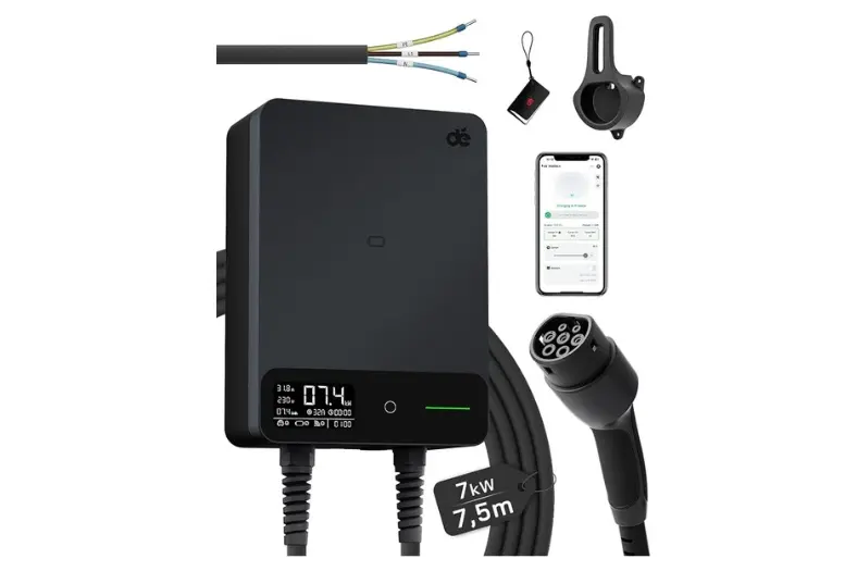 de Wallbox 74 kW Monofasico con App Motor16