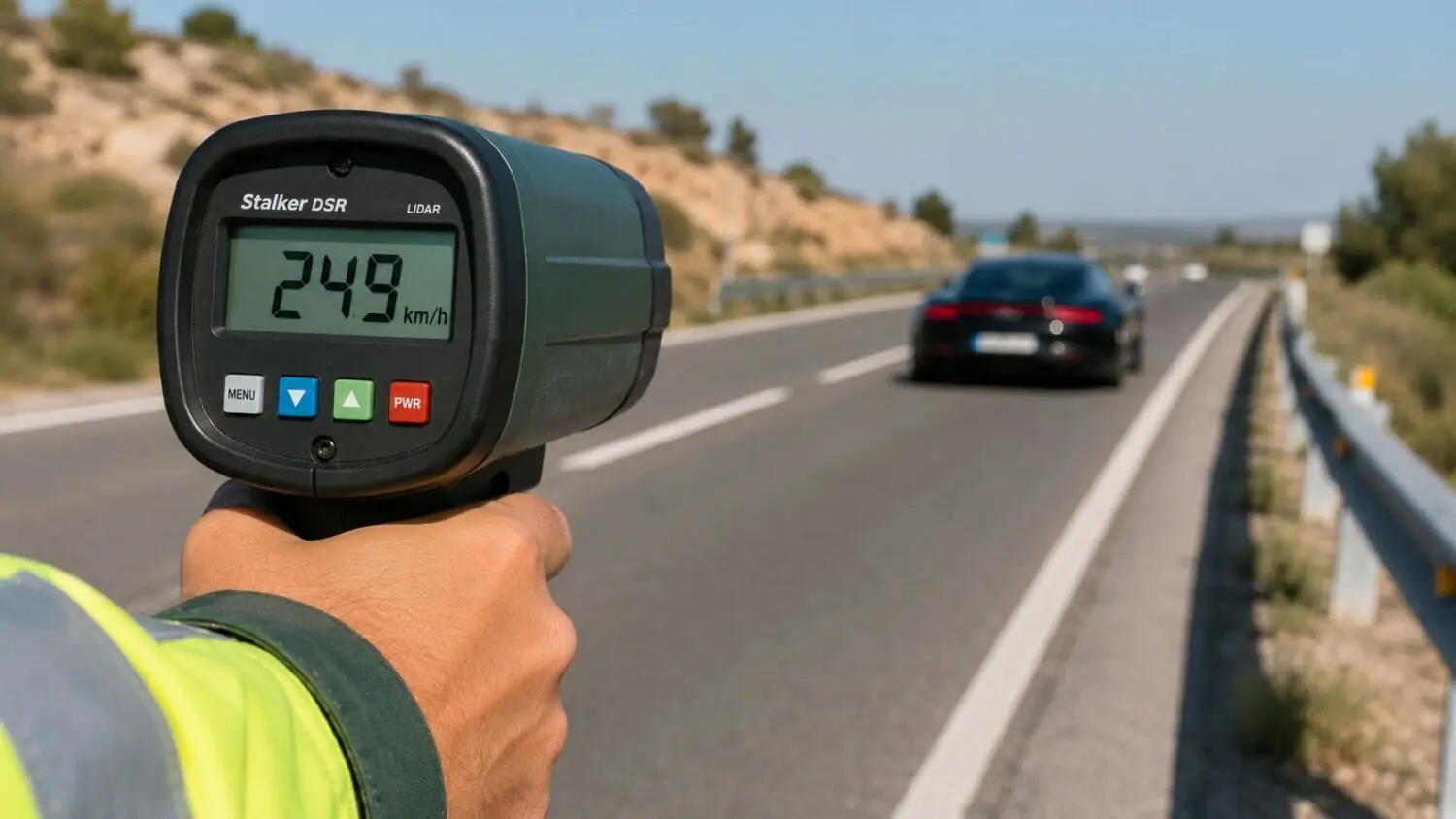La multa de 200 km/h y tres radares: 600 euros y 6 puntos que impone la Guardia Civil
