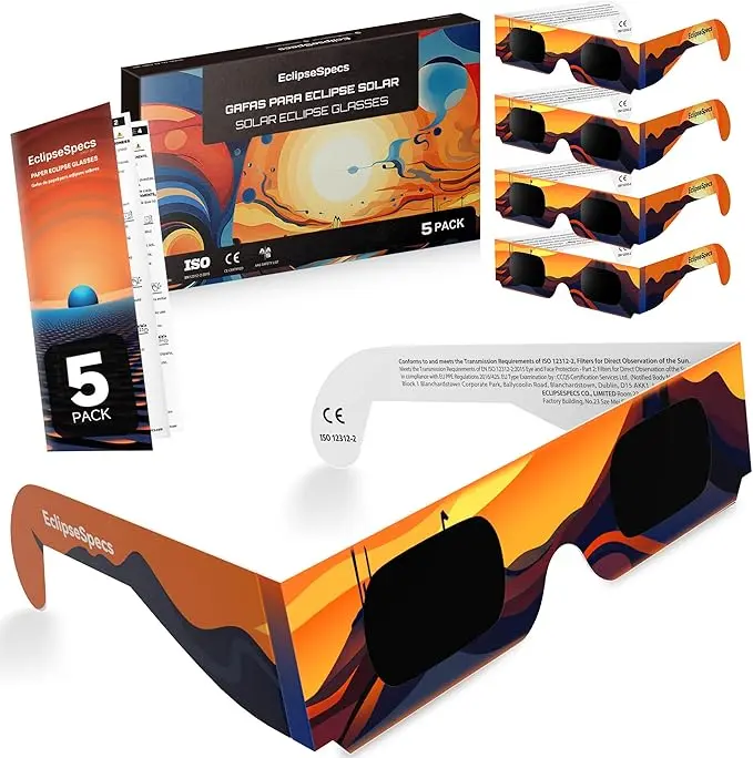 ¿Vas a ver el eclipse solar el 12 de agosto? Estos son los 10 productos de Amazon que pueden marcar la diferencia 1 Motor16 gafas homologadas para eclipses. Amazon