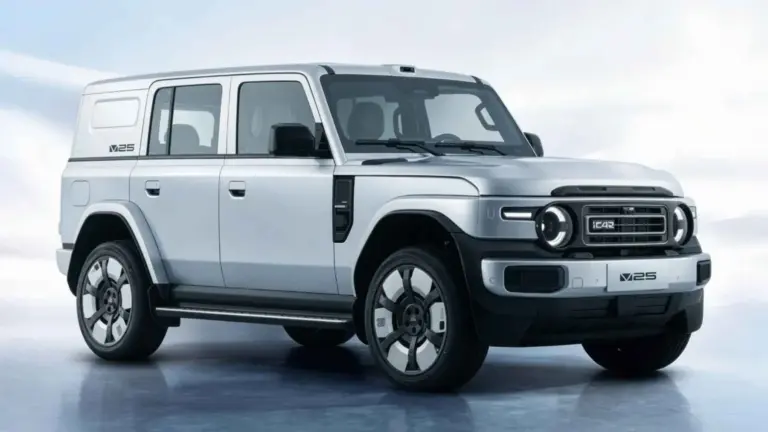 iCaur V25 EREV: el SUV chino con 150 km eléctricos y motor 1.5T que llega a Europa para desafiar al Land Cruiser FJ
