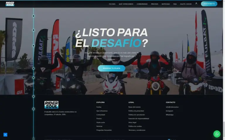 Rider Soul rutas octubre 2026: aprovecha el precio especial para los primeros 200 en Guadalajara y Valencia