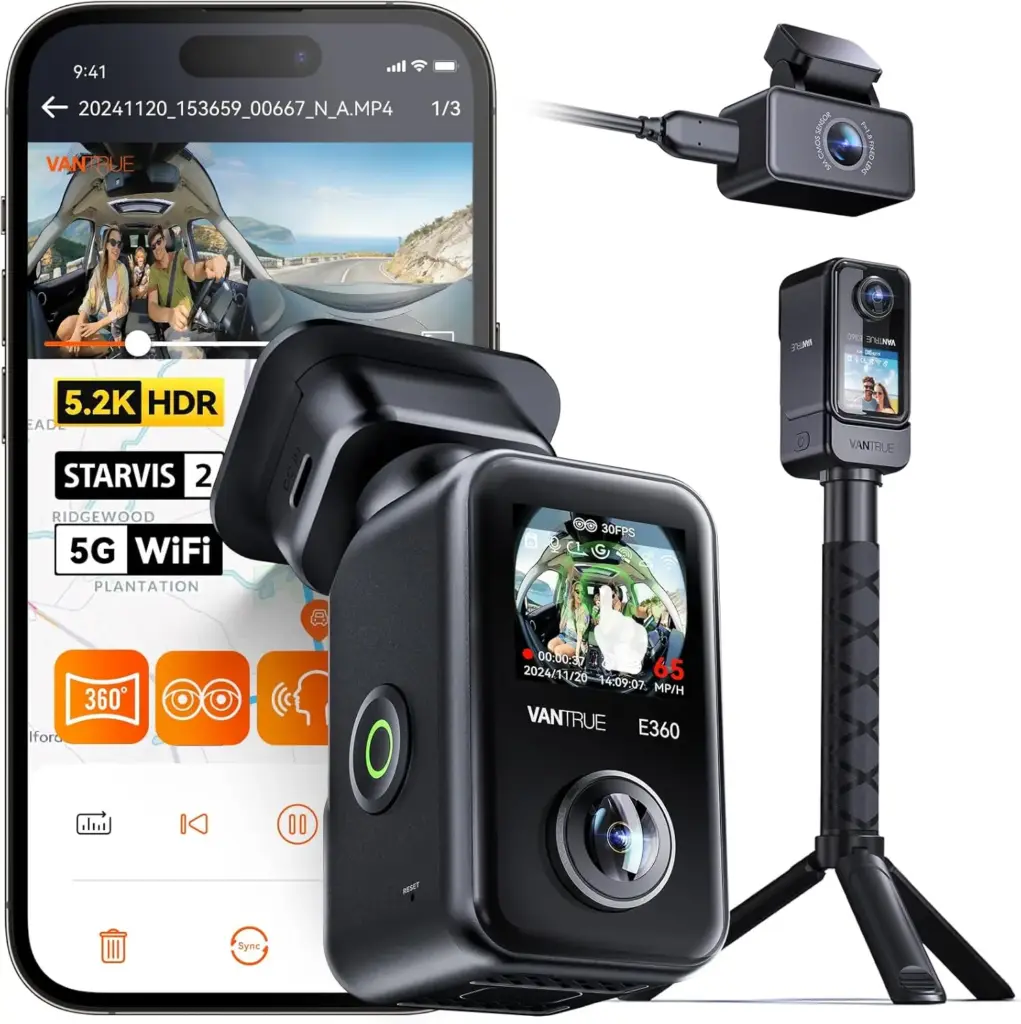 Las 10 mejores camaras 360 para coche de 2026 1 Motor16 vantrue mejor camara 360 coche Motor16