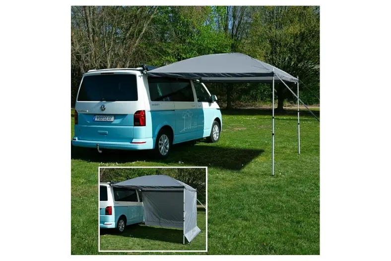 Mejor toldo para furgoneta camper: Sombra, lluvia y montaje para viajar mejor 6 Motor16 your GEAR Parasol Canopy Motor16