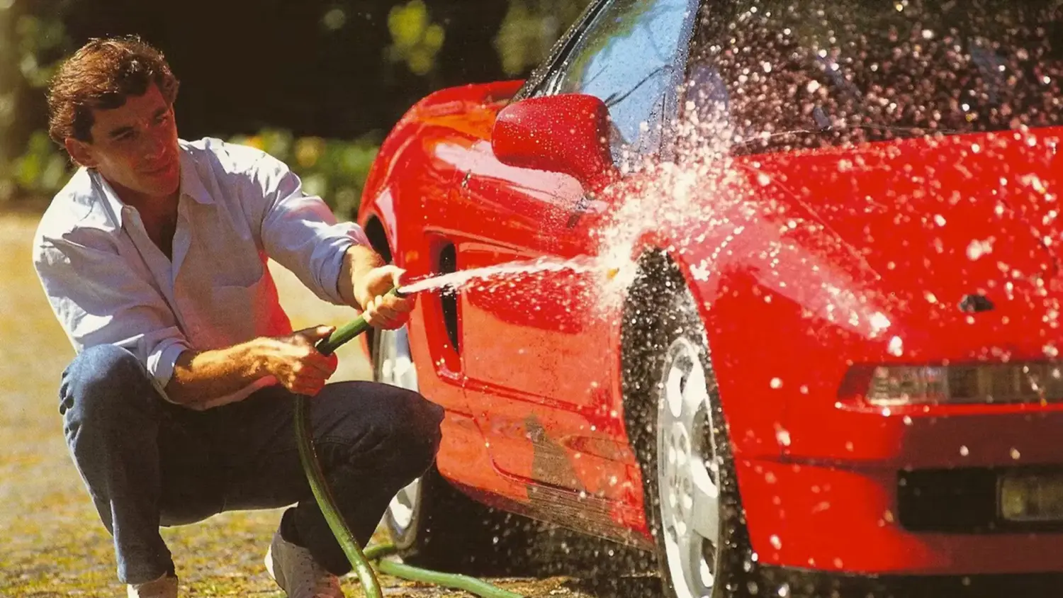 1991 Honda NSX. Ayrton Senna. Imagen portada.
