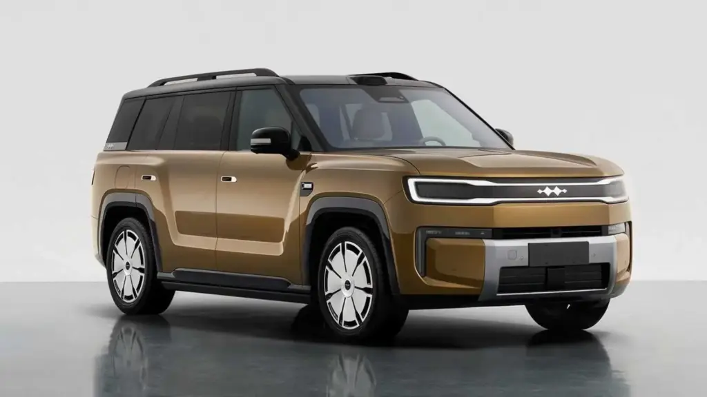 Fangchengbao Tai 9: La marca aventurera de BYD sorprende con este nuevo y contundente SUV 1 Motor16 2026 BYD Fangchengbao Tai 9. Imagen estudio.