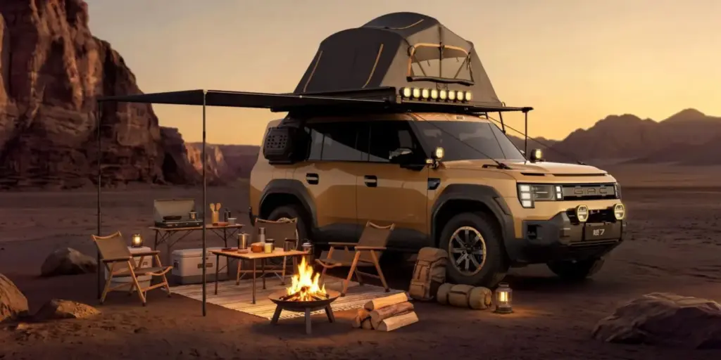 GAC: La marca que acaba de llegar a España lo borda en China con este mix entre Land Cruiser y Defender 1 Motor16 2026 GAC Yue 7. Imagen exterior.