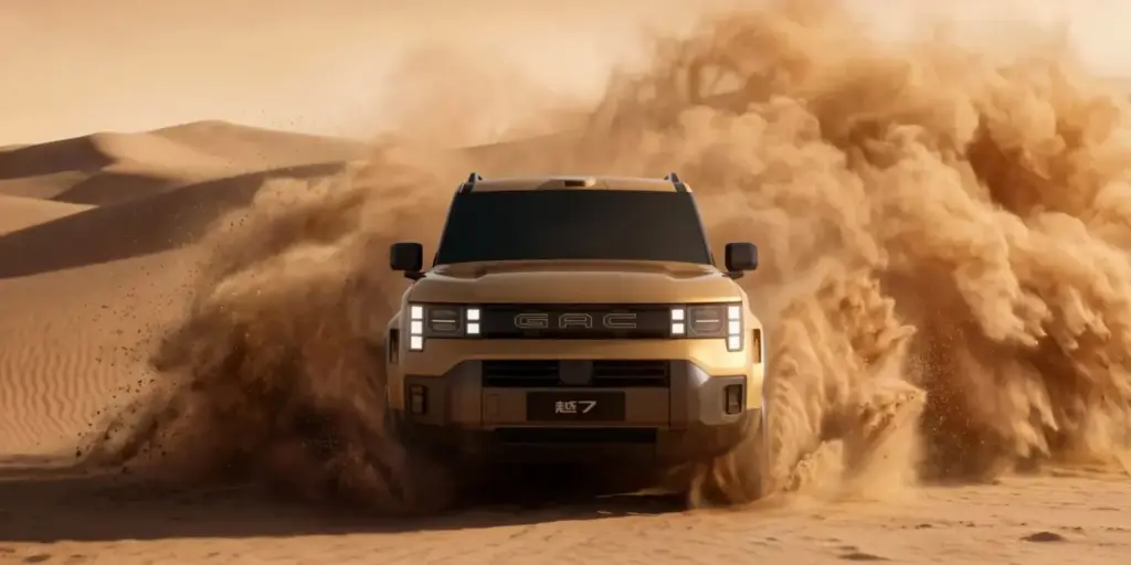 GAC: La marca que acaba de llegar a España lo borda en China con este mix entre Land Cruiser y Defender 4 Motor16 2026 GAC Yue 7 China 3 Motor16