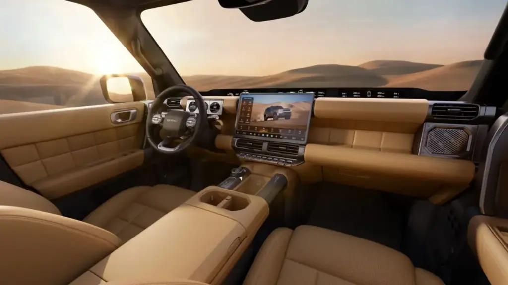GAC: La marca que acaba de llegar a España lo borda en China con este mix entre Land Cruiser y Defender 2 Motor16 2026 GAC Yue 7. Imagen salpicadero.