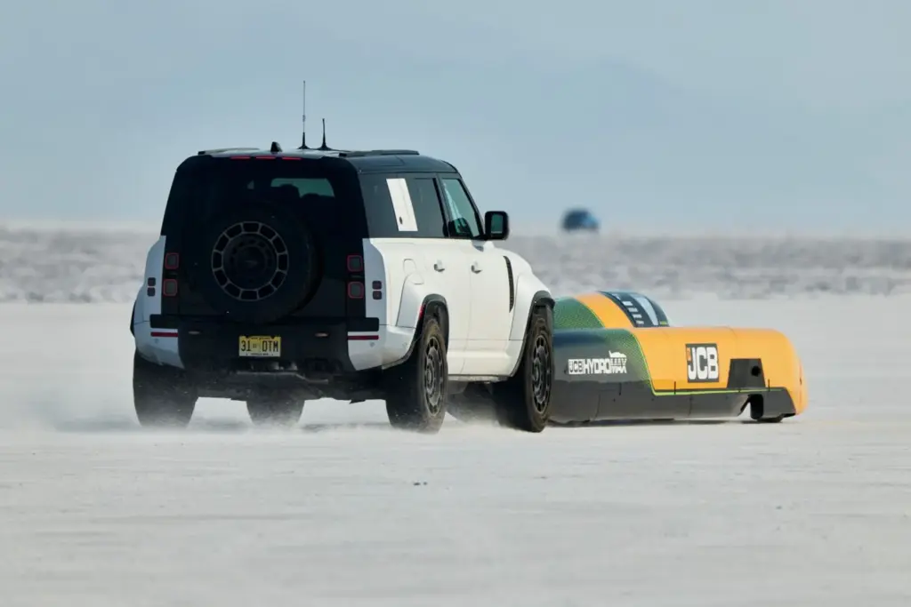 JCB Hydromax: El cohete terrestre que cambiará tu percepción del hidrógeno como carburante 17 Motor16 2026 JCB Hydromax Bonneville 7 Motor16
