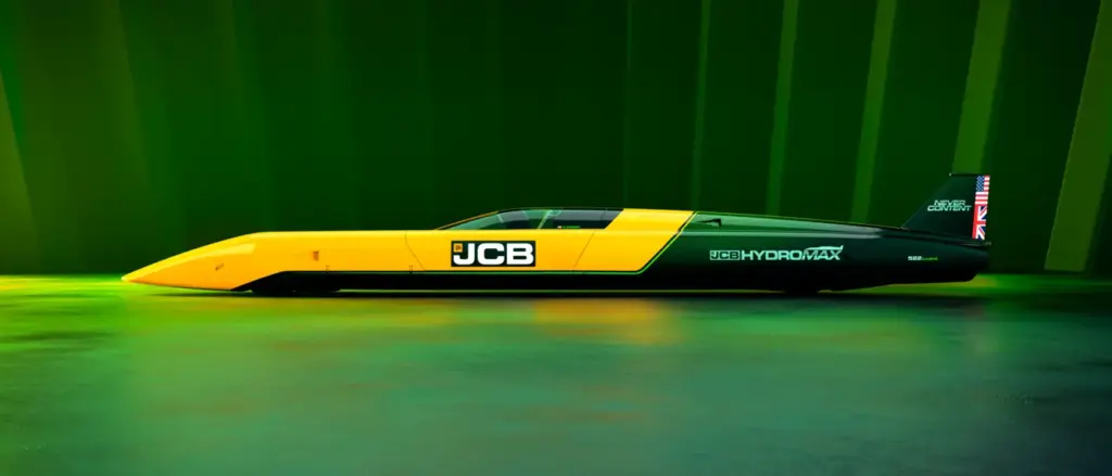 JCB Hydromax: El cohete terrestre que cambiará tu percepción del hidrógeno como carburante 1 Motor16 2026 JCB Hydromax. Récord hidrógeno. Imagen estudio.