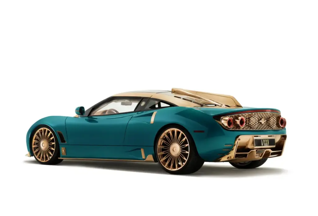Spyker C8 Preliator XXV: 800 CV, tres pedales y oro a raudales para un regreso inesperado 1 Motor16 2026 Spyker C8 Preliator XXV. Imagen trasera.