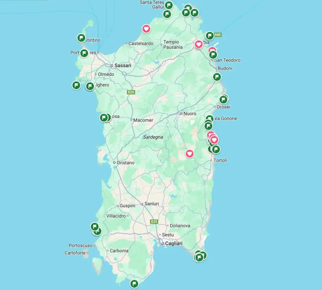 Las cinco rutas en coche por Cerdeña que van de Alghero a la Barbagia: mar y montaña en un solo viaje 1 Motor16 2026 carretera cerdena mapa Motor16