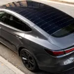 El día que las placas solares inundarán el techo de los vehículos más eficientes