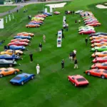 El récord mundial de Lamborghini Miura: 43 unidades del superdeportivo de 1966 juntas en Lambopalooza