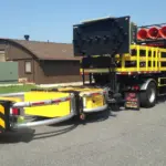 Estados Unidos instala enormes barreras anti-impacto tras los camiones de obras por los conductores que miran el móvil
