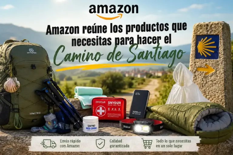 Amazon reúne los productos que necesitas para hacer el Camino de Santiago