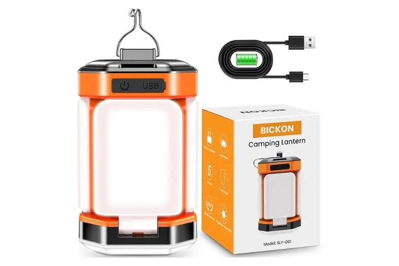 BICKON Lampara Camping Recargable 60 LED Motor16