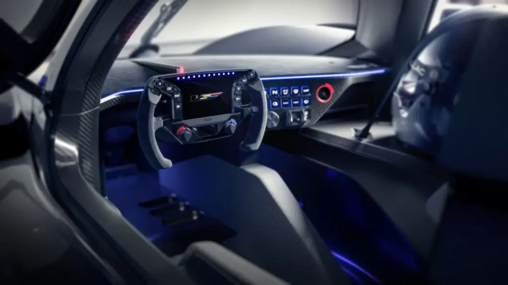 Cadillac V-ONE: un monoplaza de 830 CV con tecnología de Le Mans 2 Motor16 Cadillac V ONE Concept interior Motor16