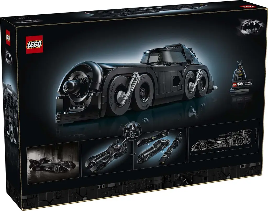LEGO revive el Batmóvil de 'Batman Returns': 2.269 piezas, un botón secreto y el regreso del Batmissile 16 Motor16 LEGO Batmovil Batman Returns1 Motor16