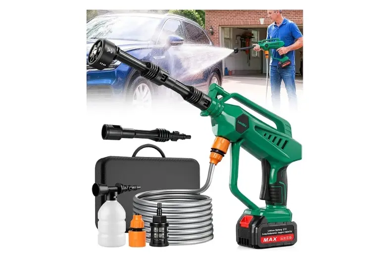 LanBlu Hidrolimpiadora portatil 800 PSI Motor16
