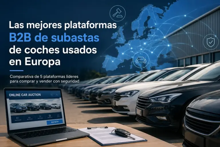 Las mejores plataformas B2B de subastas de coches usados en Europa