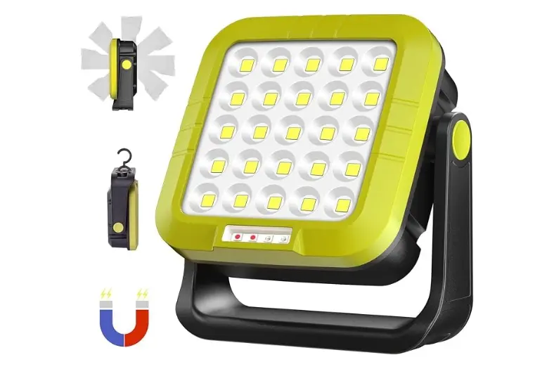 MASMEJOR Foco LED Recargable 1500LM Motor16