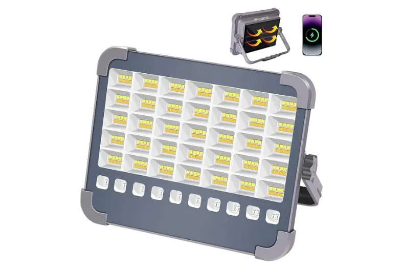 MASMEJOR Foco LED Recargable Solar 10000LM Motor16
