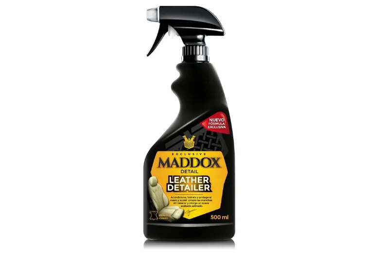 Mejor limpiador de cuero para coche: Kits y productos para cuidar asientos de piel 3 Motor16 Maddox Detail Leather Detailer 500 ml Motor16