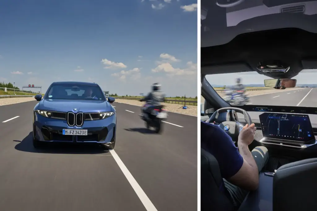 BMW estrena seguridad en la Neue Klasse: una apertura de puertas que retrasa su desbloqueo para proteger a los ciclistas 5 Motor16 NUEVOS SISTEMAS SEGURIDAD BMW NEUE KLASSE 1 Motor16