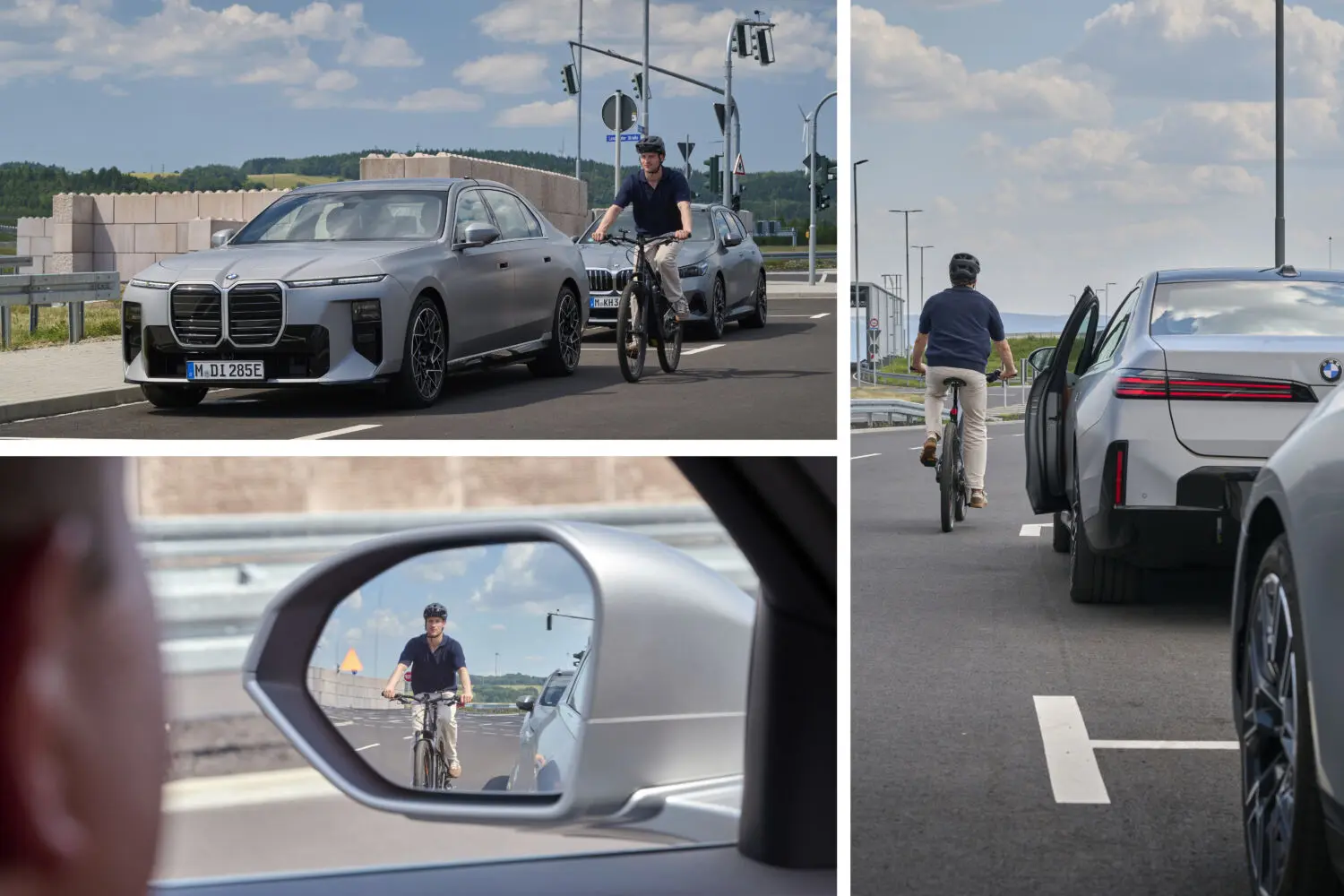 BMW estrena seguridad en la Neue Klasse: una apertura de puertas que retrasa su desbloqueo para proteger a los ciclistas