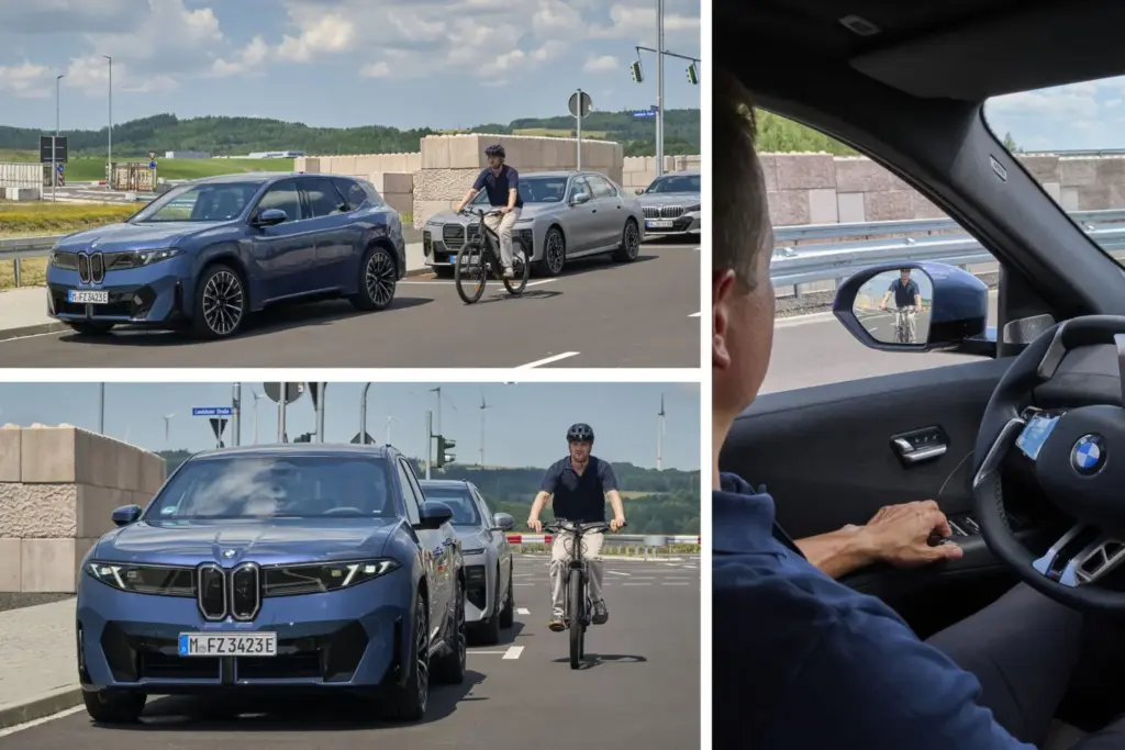 BMW estrena seguridad en la Neue Klasse: una apertura de puertas que retrasa su desbloqueo para proteger a los ciclistas 8 Motor16 NUEVOS SISTEMAS SEGURIDAD BMW NEUE KLASSE 9 Motor16