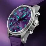El nuevo reloj del equipo Mercedes-AMG Petronas tiene una esfera morada inspirada en el Gran Premio de Fórmula 1 de Singapur