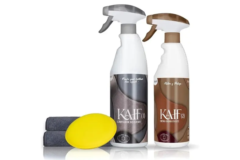 Mejor limpiador de cuero para coche: Kits y productos para cuidar asientos de piel 9 Motor16 Sisbrill Kit Kaif Motor16