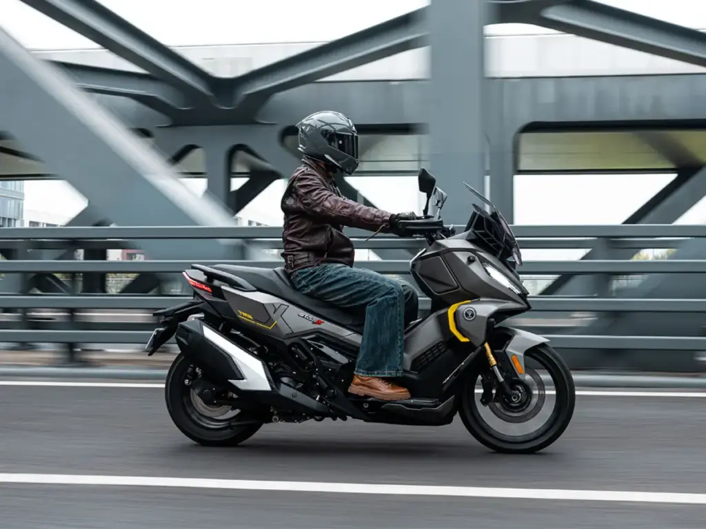 Voge SR450X 2026: Scooter trail bicilíndrico por solo 6.288 euros 1 Motor16 voge sr450x