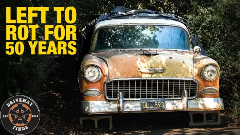 41 años abandonado: Hagerty intenta que un Chevrolet Nomad 1955 vuelva a la carretera