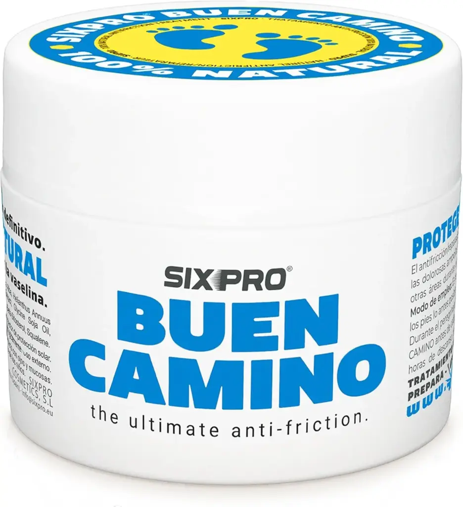 Amazon reúne los productos que necesitas para hacer el Camino de Santiago 9 Motor16 crema antifricción. Amazon