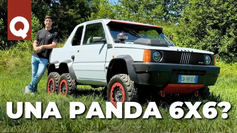 Quattroruote crea la Fiat Panda 6×6: seis ruedas que retan al todoterreno