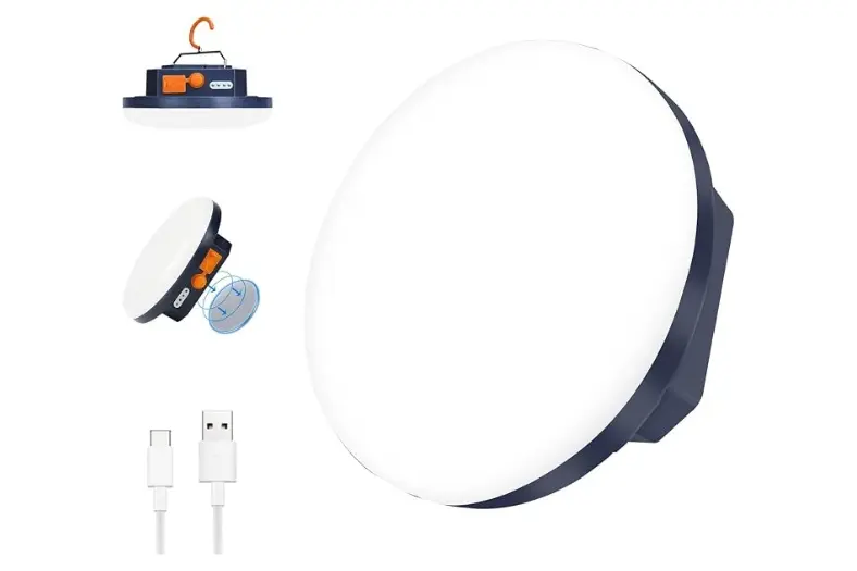 iodoo Linterna Camping LED 5600 mAh Motor16