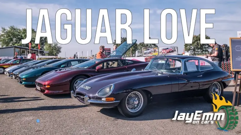 Jaguar Oulton Park: el vídeo que reúne al E-Type de 1965 y al XJ de carreras