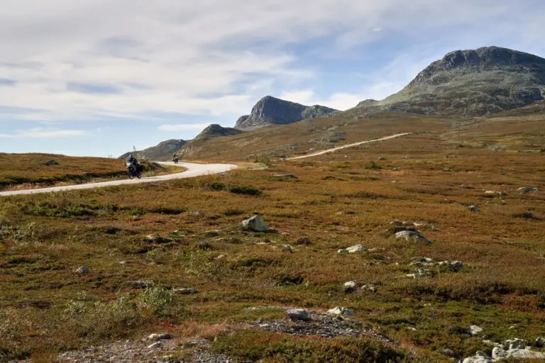 Así son las marcas viales para motoristas en Noruega que reducen los accidentes en curvas
