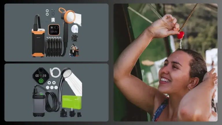 Mejor ducha portátil camping: Modelos recargables para camper, playa y rutas