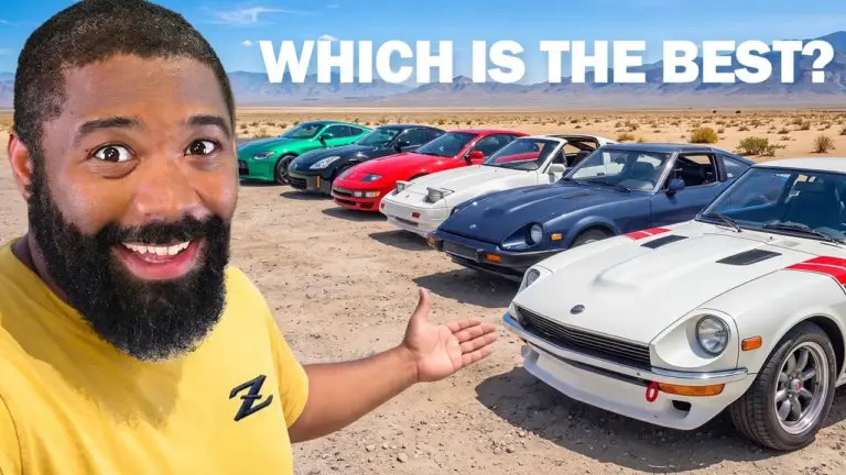 Nissan Z generaciones: Donut compara los siete Z, del Datsun 240Z al Z de 2023