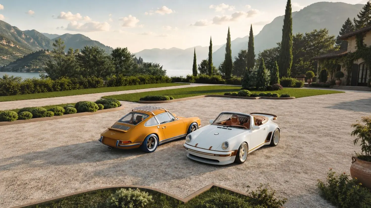 Dos Porsche 911 restomod de Singer y Louis Vuitton llegan a Monterrey