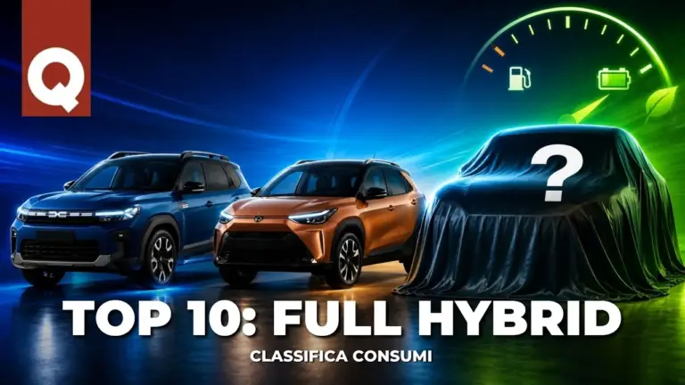 Quattroruote revela los 10 full hybrid más eficientes según su consumo real
