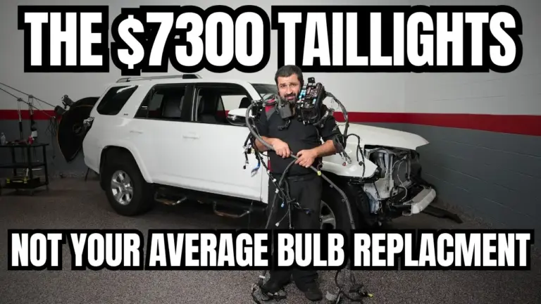 Reparación Toyota 4Runner: las luces traseras cuestan 7.300 dólares y casi queman el coche