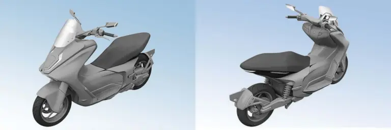 Scooter eléctrico Yamaha de 125 con baterías extraíbles: las patentes lo desvelan